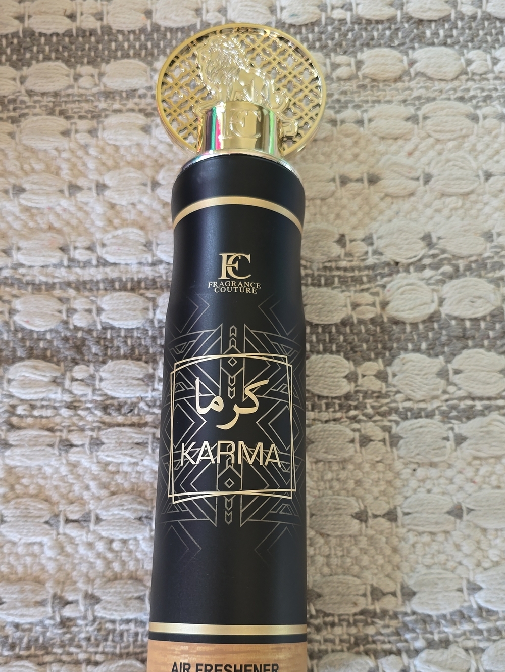 Karma Black and Gold Decorative Air Freshener